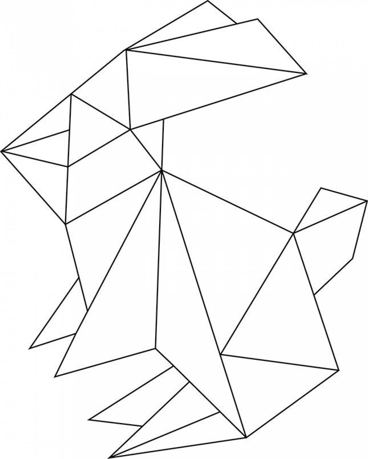 Origami hare