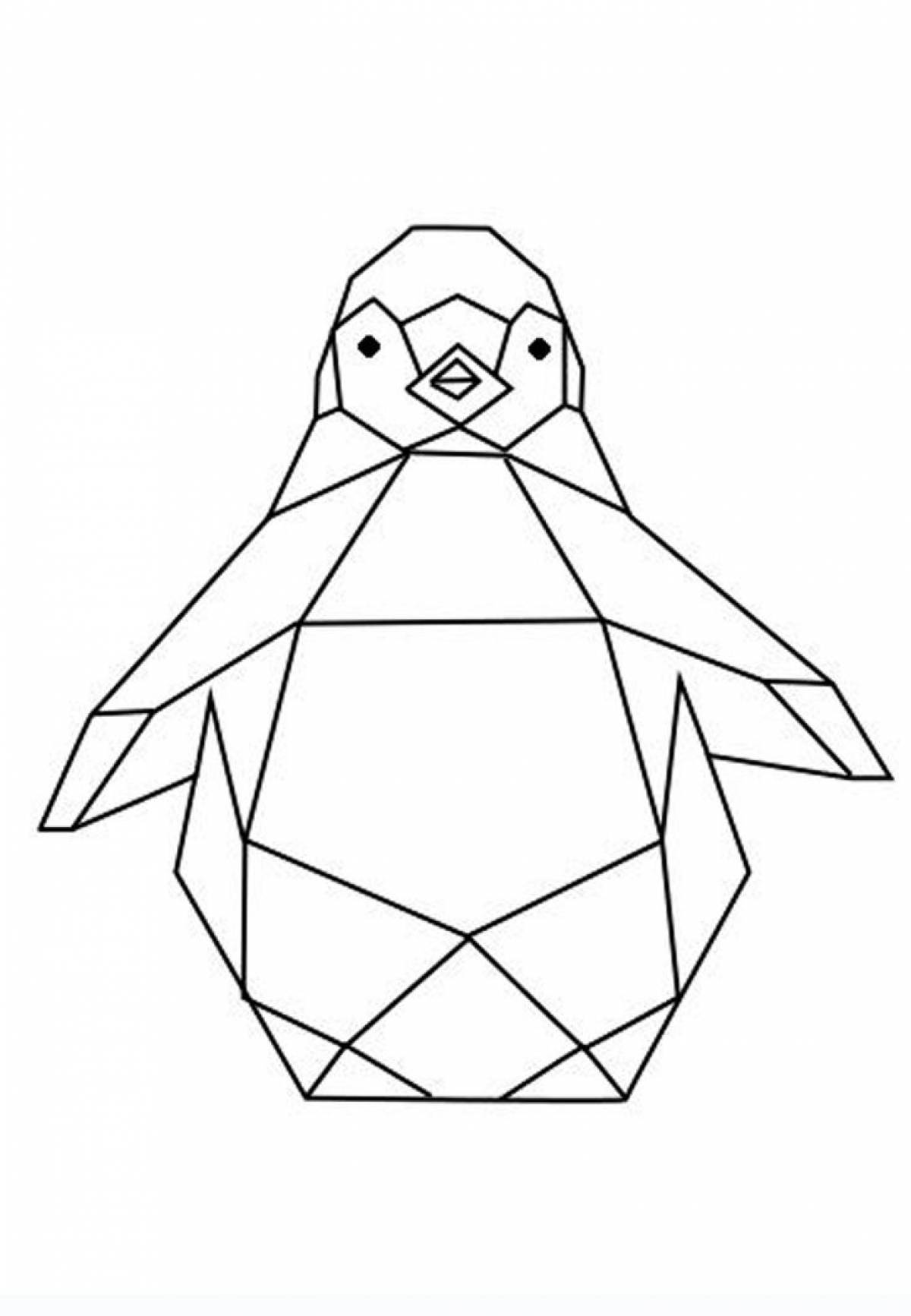Origami penguin