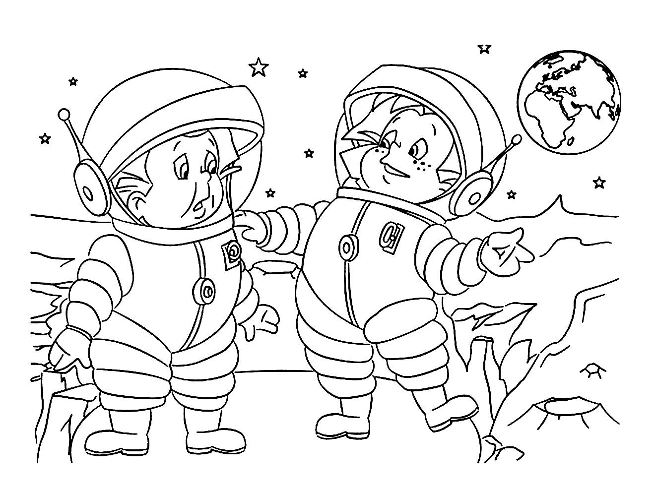 Young cosmonauts