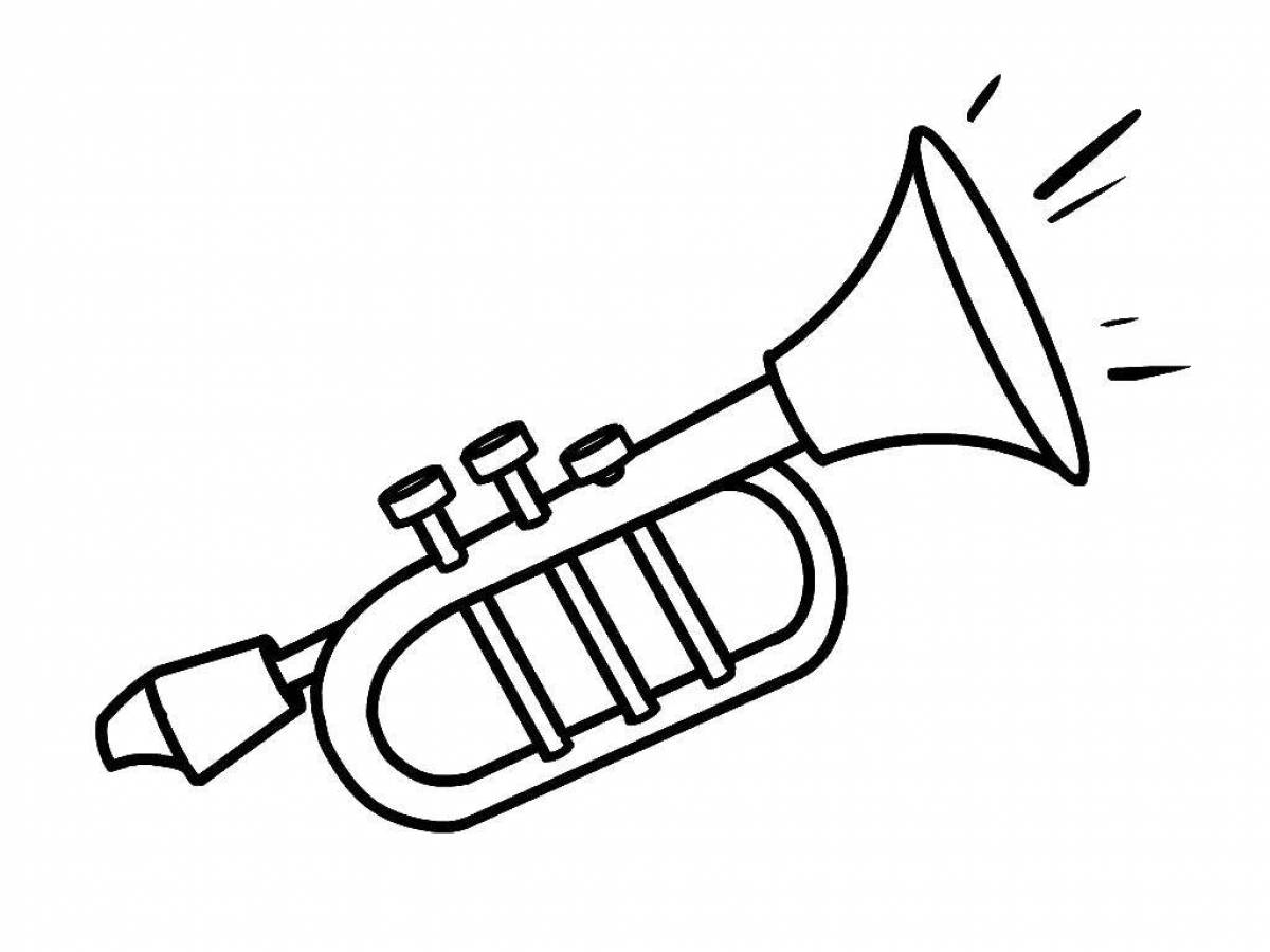 Trumpet with sound