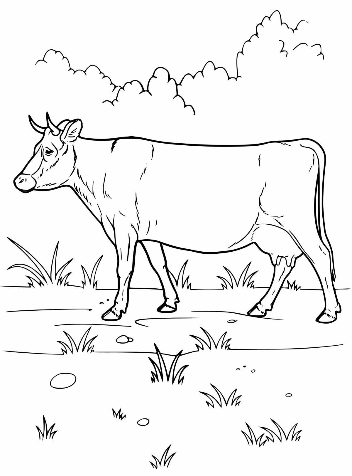 Charming genuarlary coloring book for kids