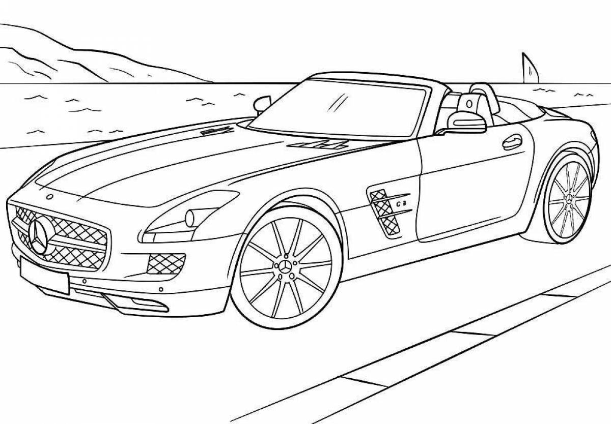 Mercedes coloring book for kids