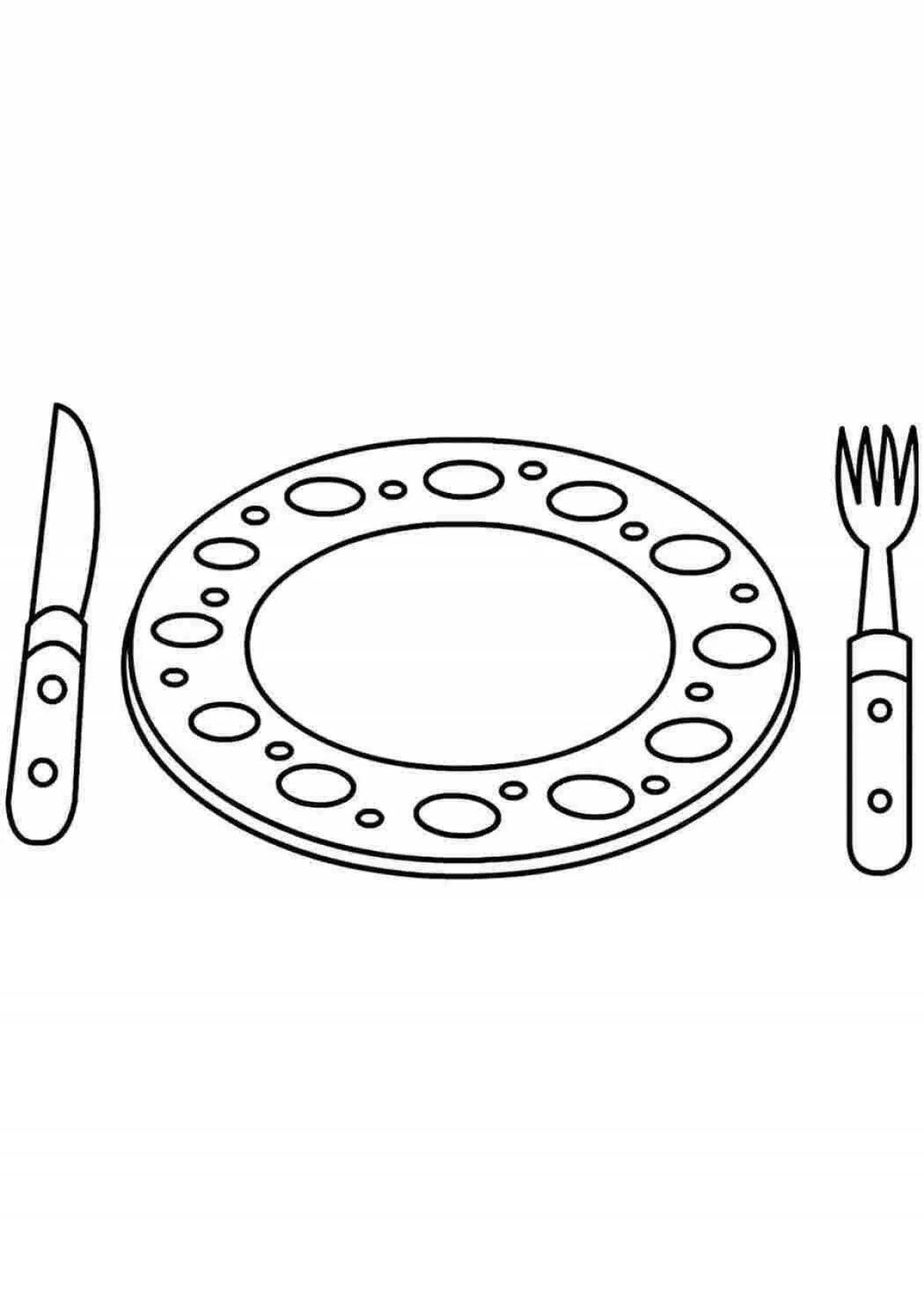 Plate for children 3 4 years old #10