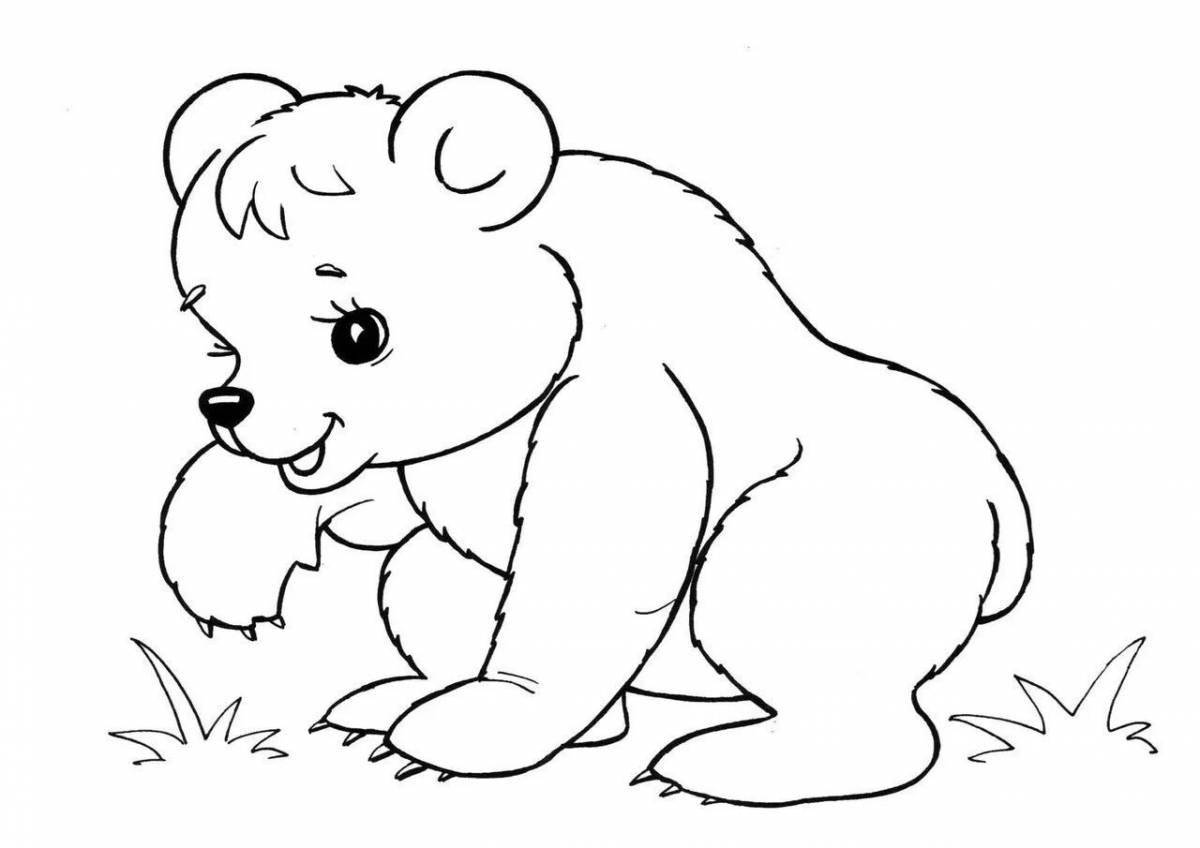 Раскраски для малышей 2-3 лет животные (распечатать)