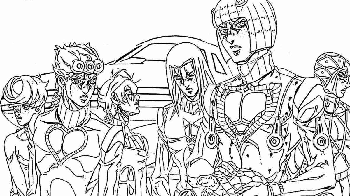Jojo coloring book