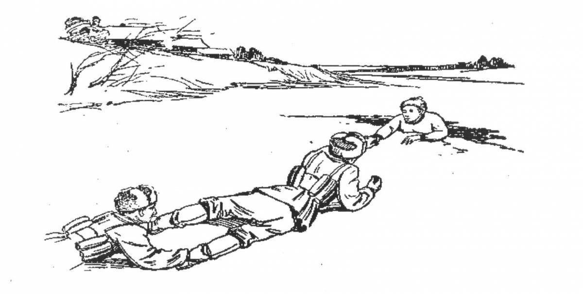 Яркий тонкий лед для малышей