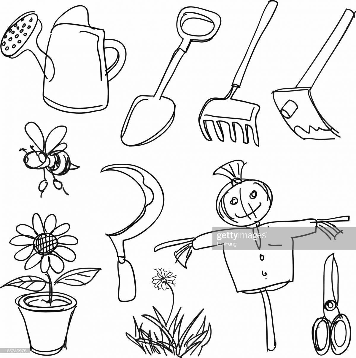 Interactive coloring pages for children 6-7 years old