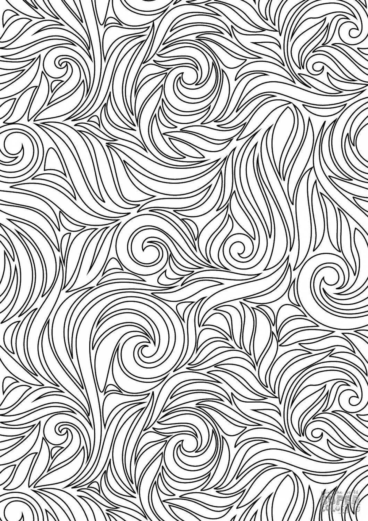 Fun coloring page background