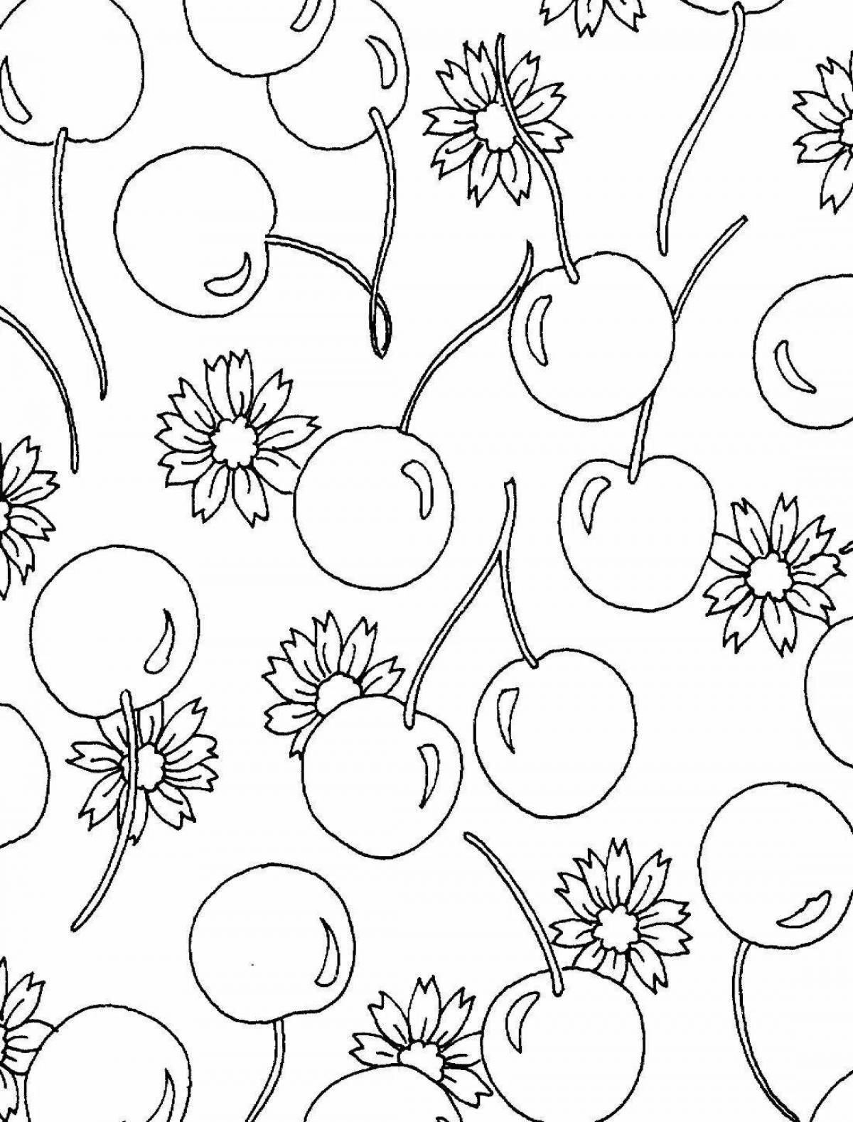 Exciting coloring page background