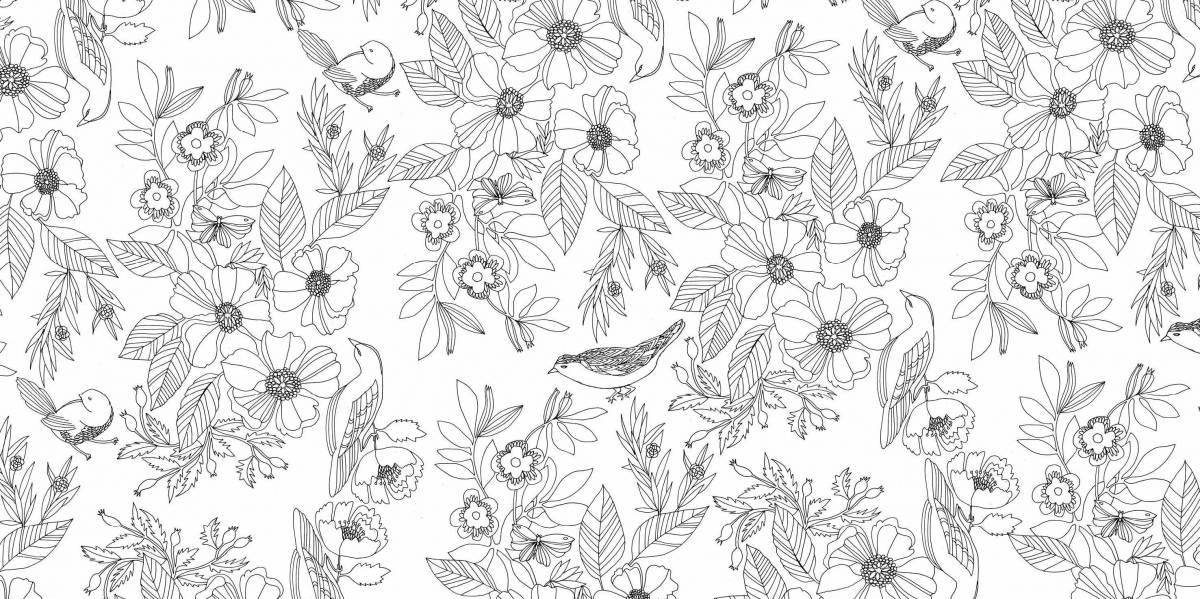 Adorable coloring page background