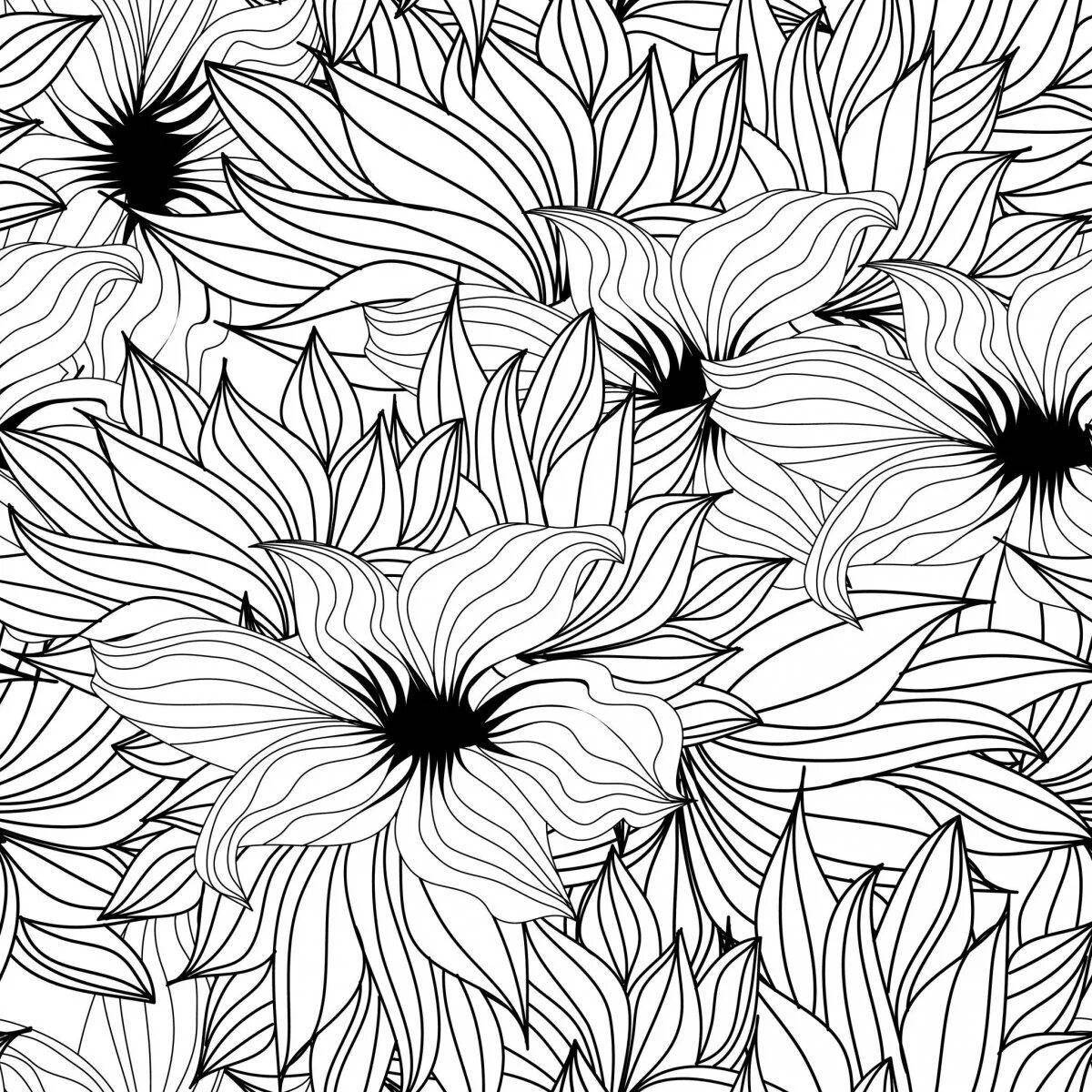 Magic coloring page background