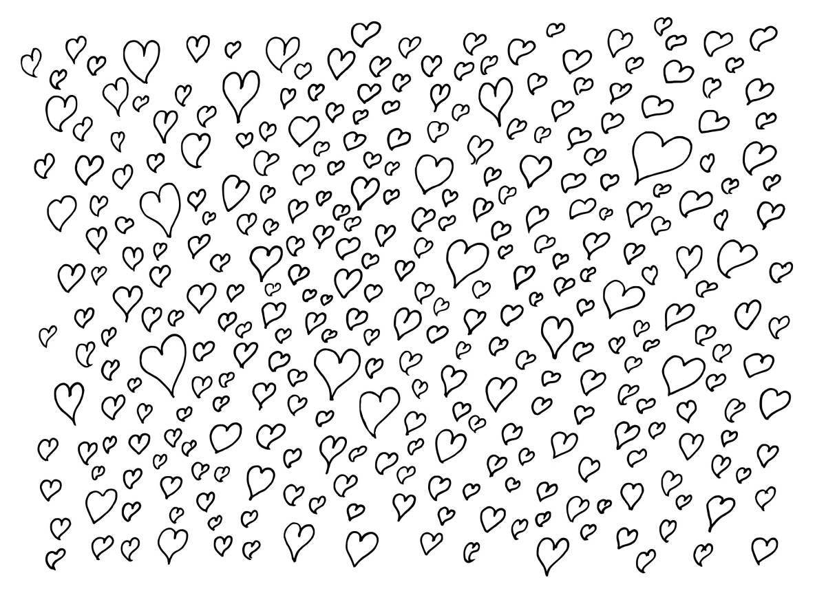 Glowing coloring page background