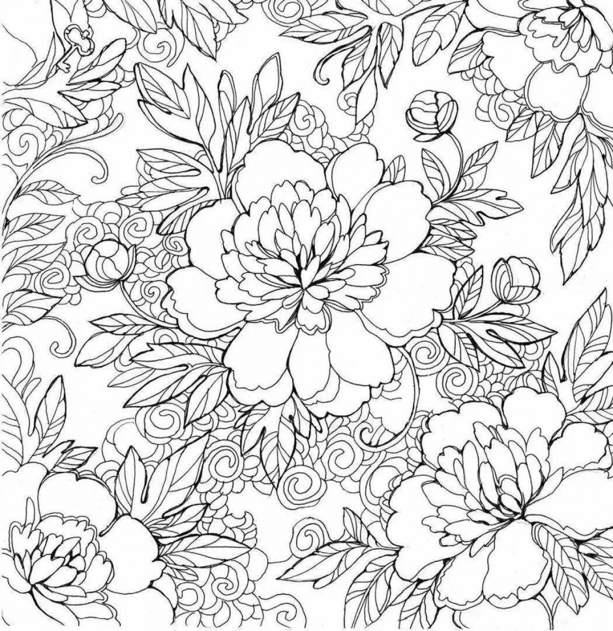 Sparkle coloring page background