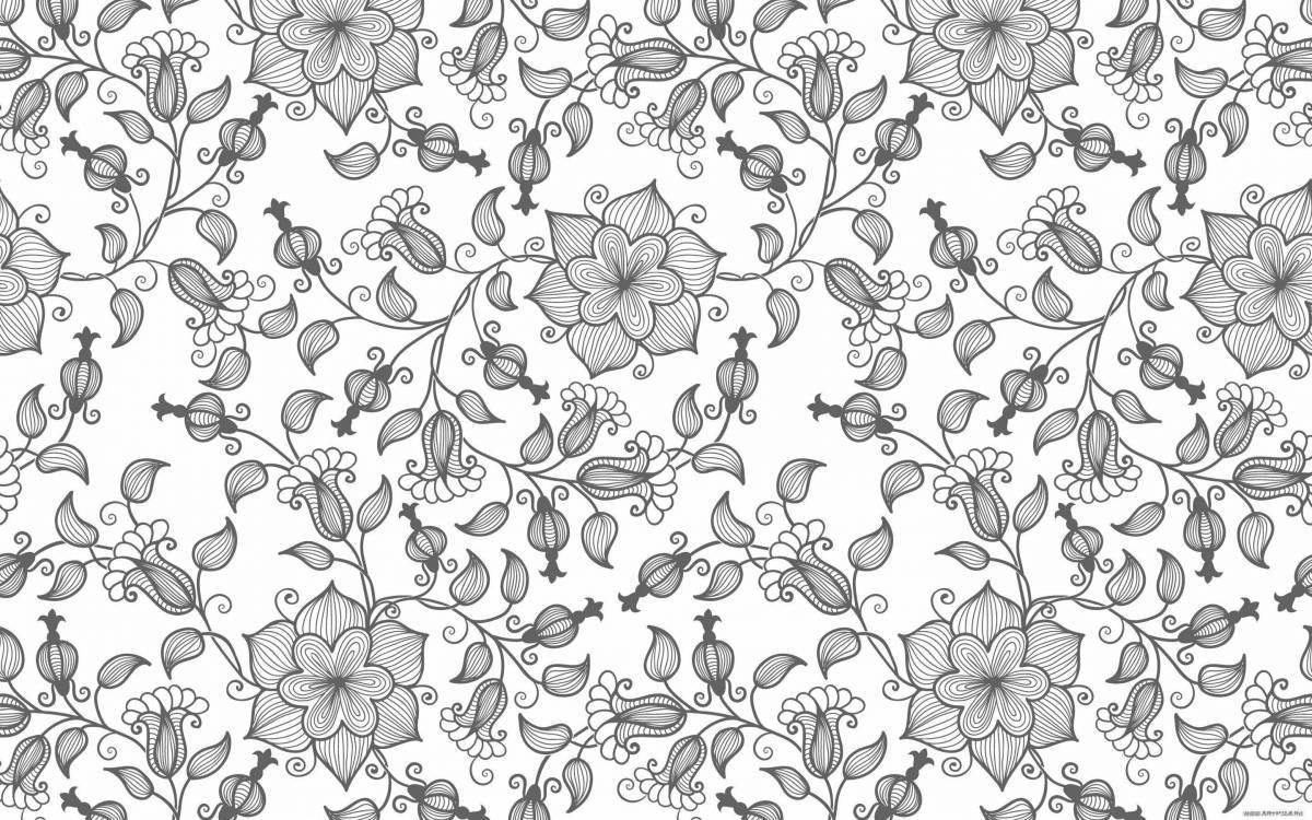 Serene coloring page background