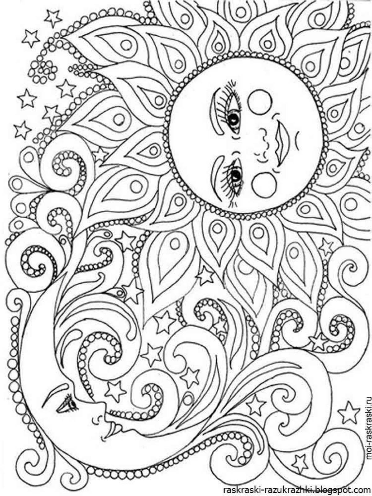 Gracious coloring pages nerves