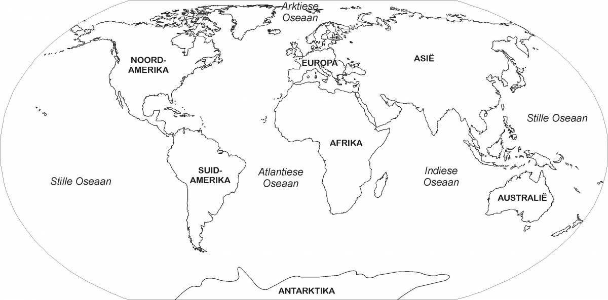 Фото Сложная карта мира со странами