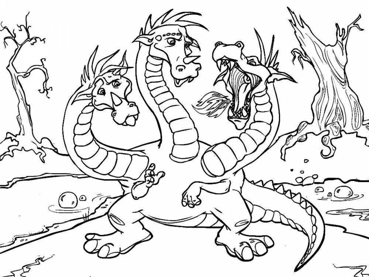 Luxury Dobrynya Nikitich and Serpent Gorynych