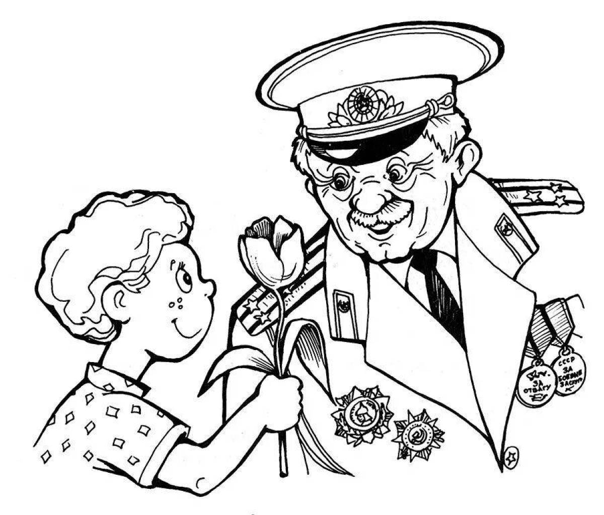 Winning shiny coloring page