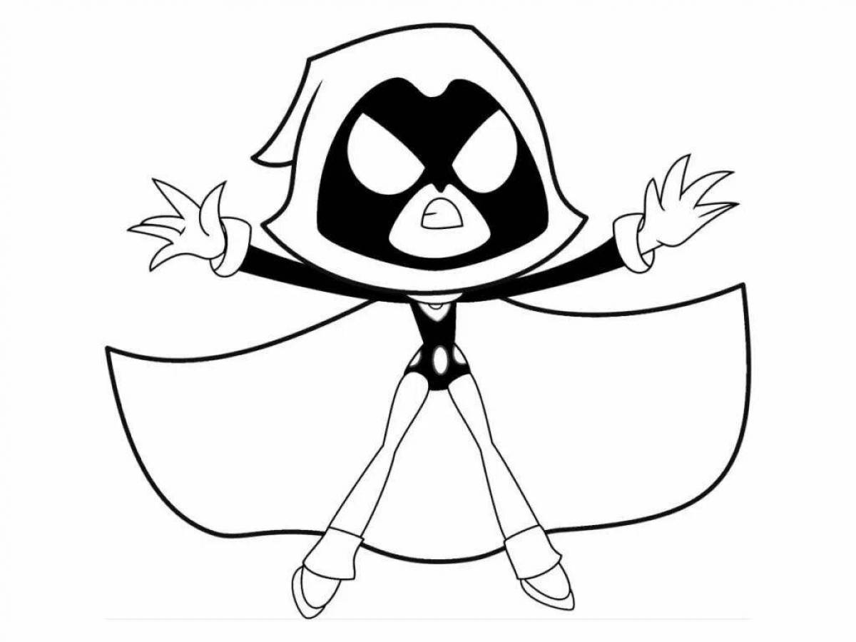 Photo Radiant coloring page titans