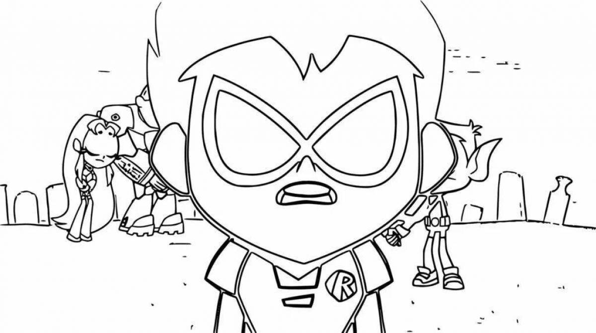 Photo Dazzling titans coloring