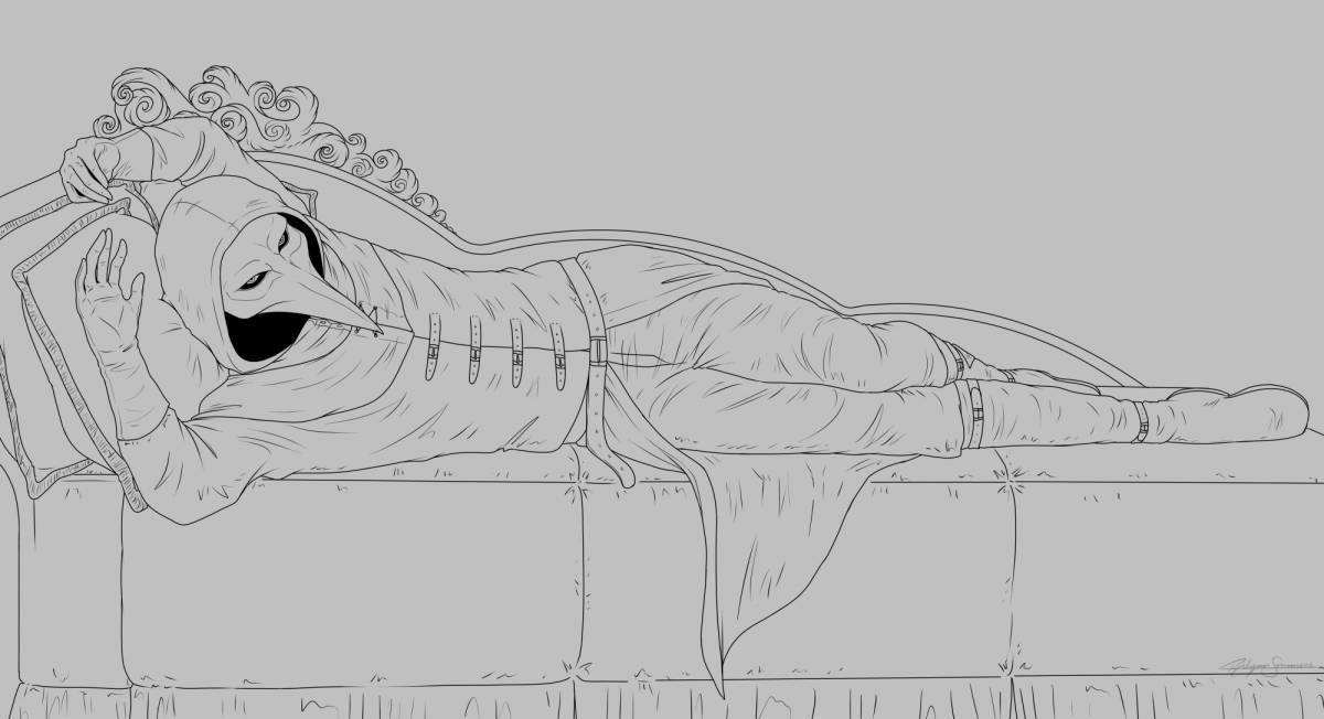 Потрясающая раскраска исипи