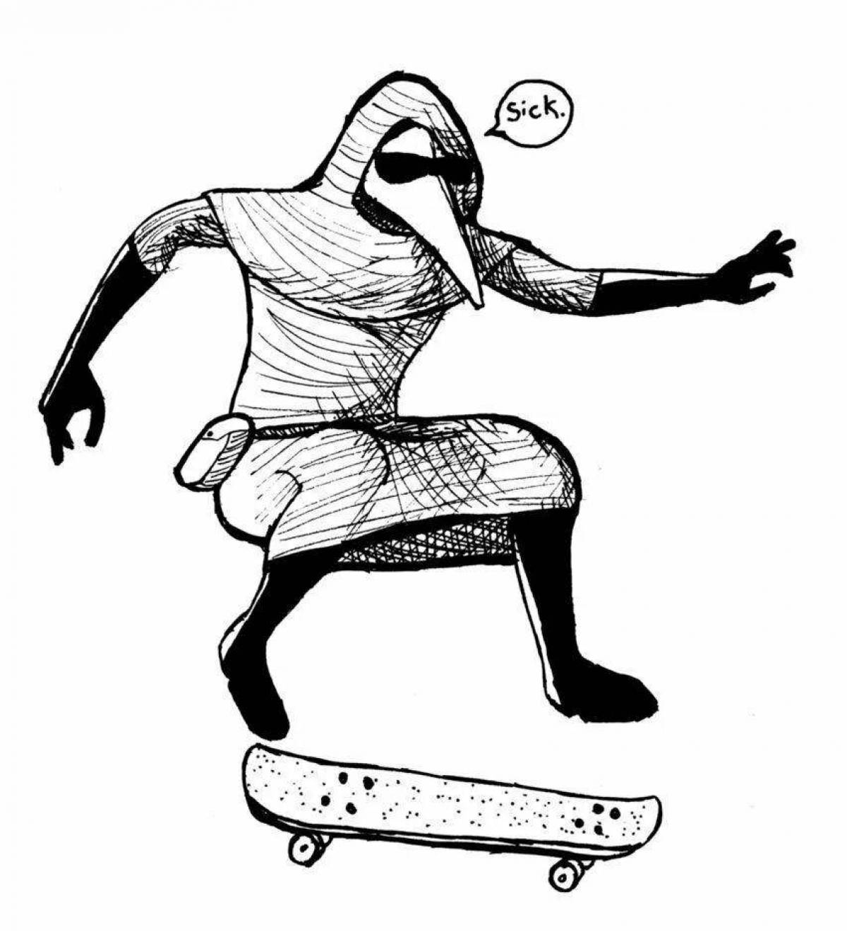 Креативная раскраска исипи