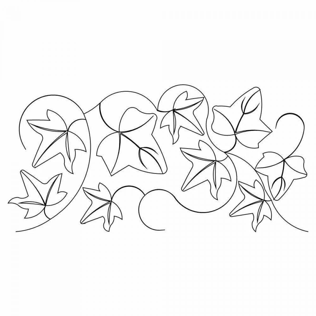 Раскраска Лиана #4