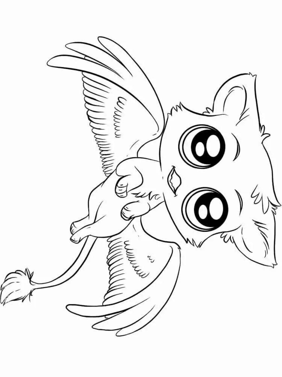 Supernatural coloring pages magical creatures