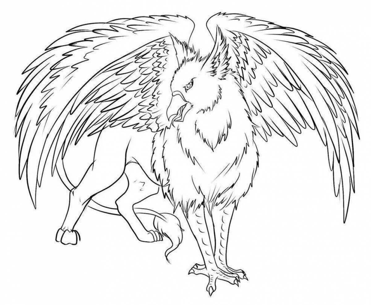 Enchanting coloring pages magical creatures
