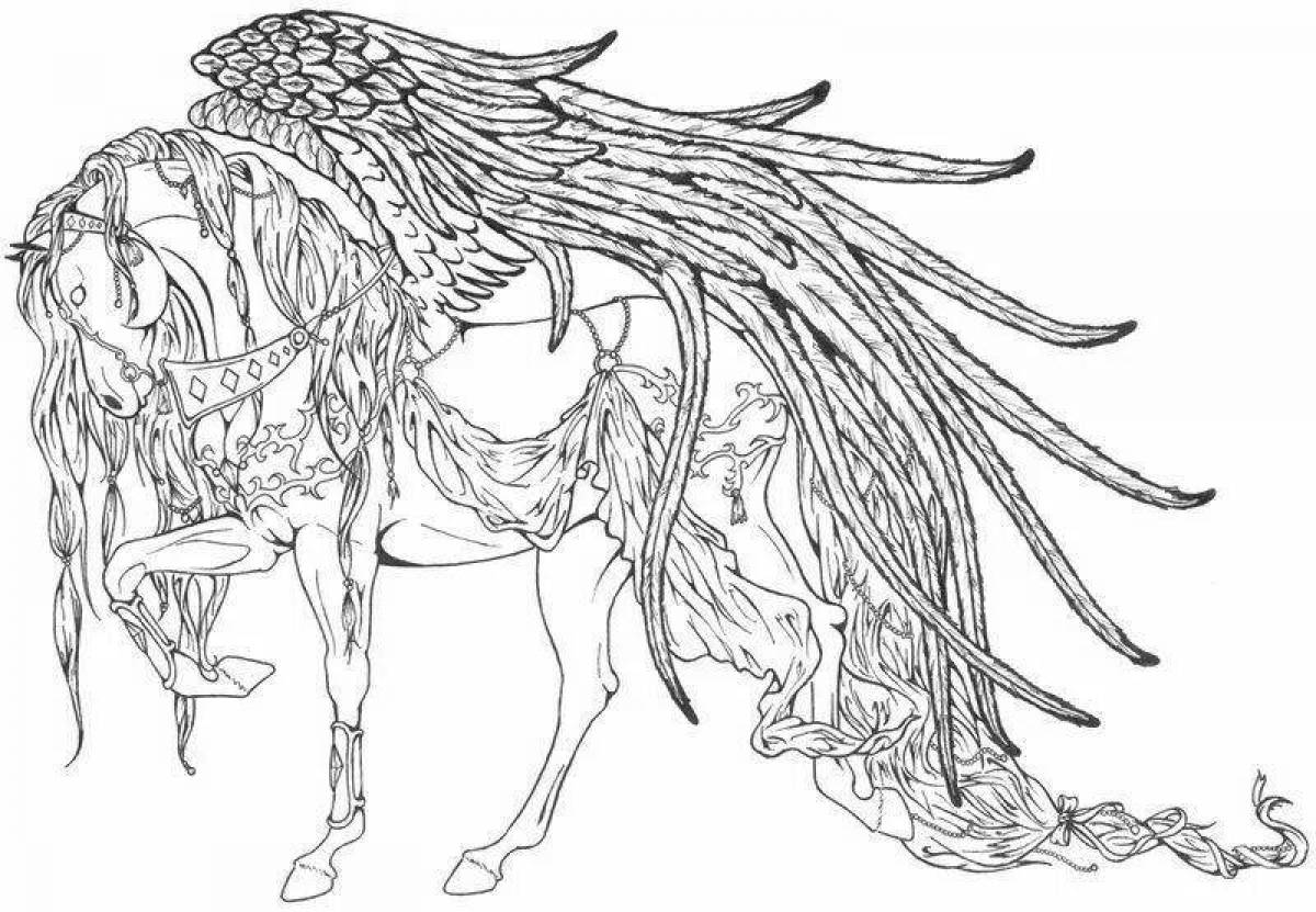 Sublime coloring page magical creatures