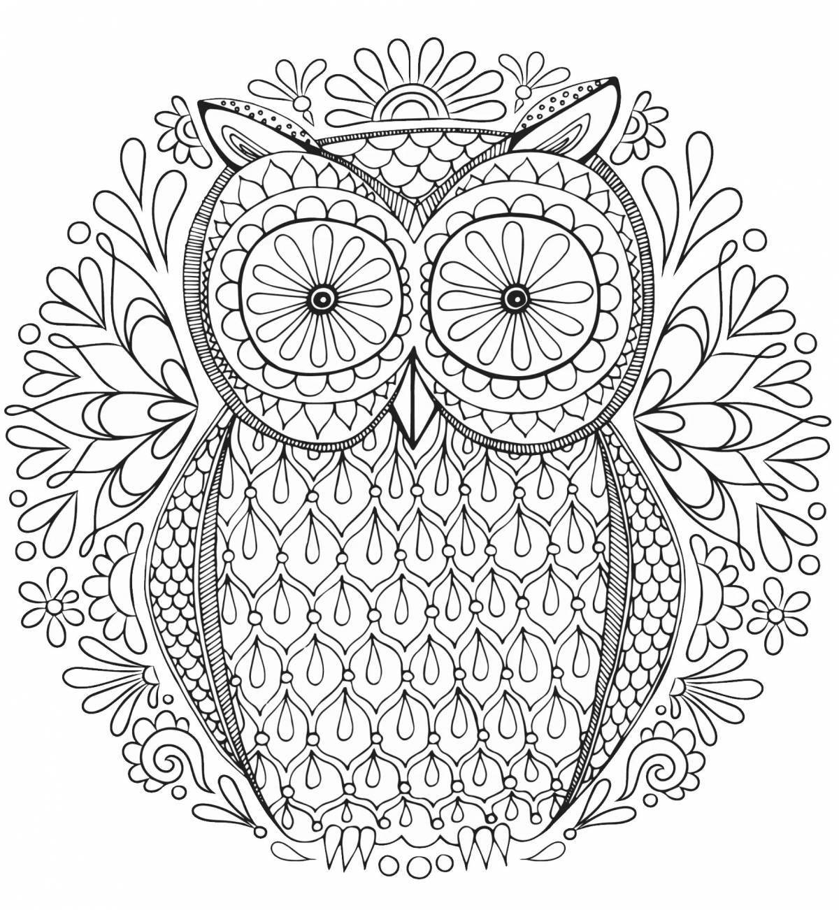 Refreshing anti-stress coloring print