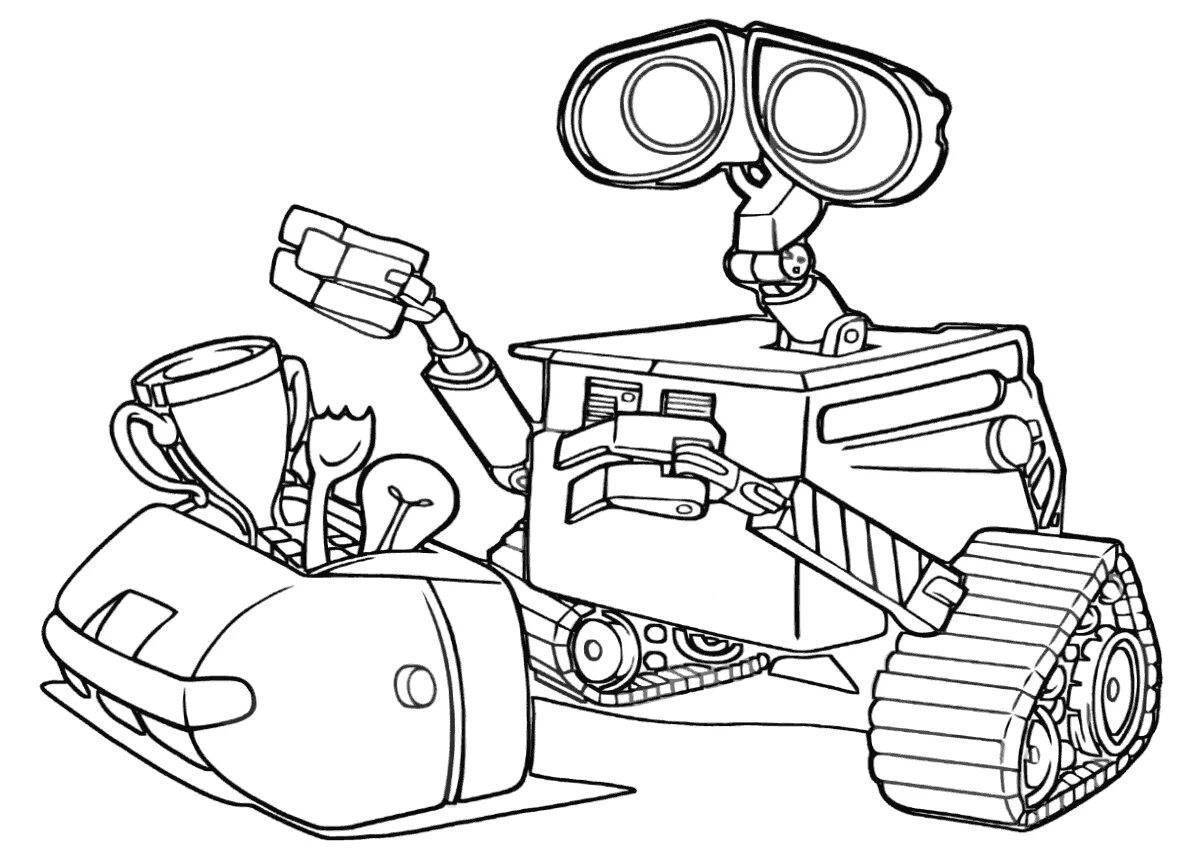Как нарисовать робота валли