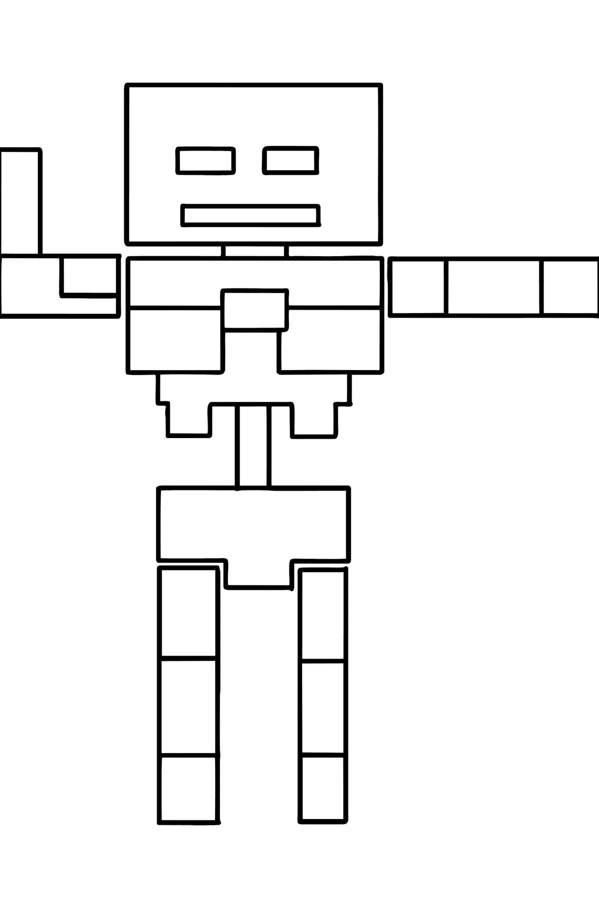 Minecraft skeleton #1