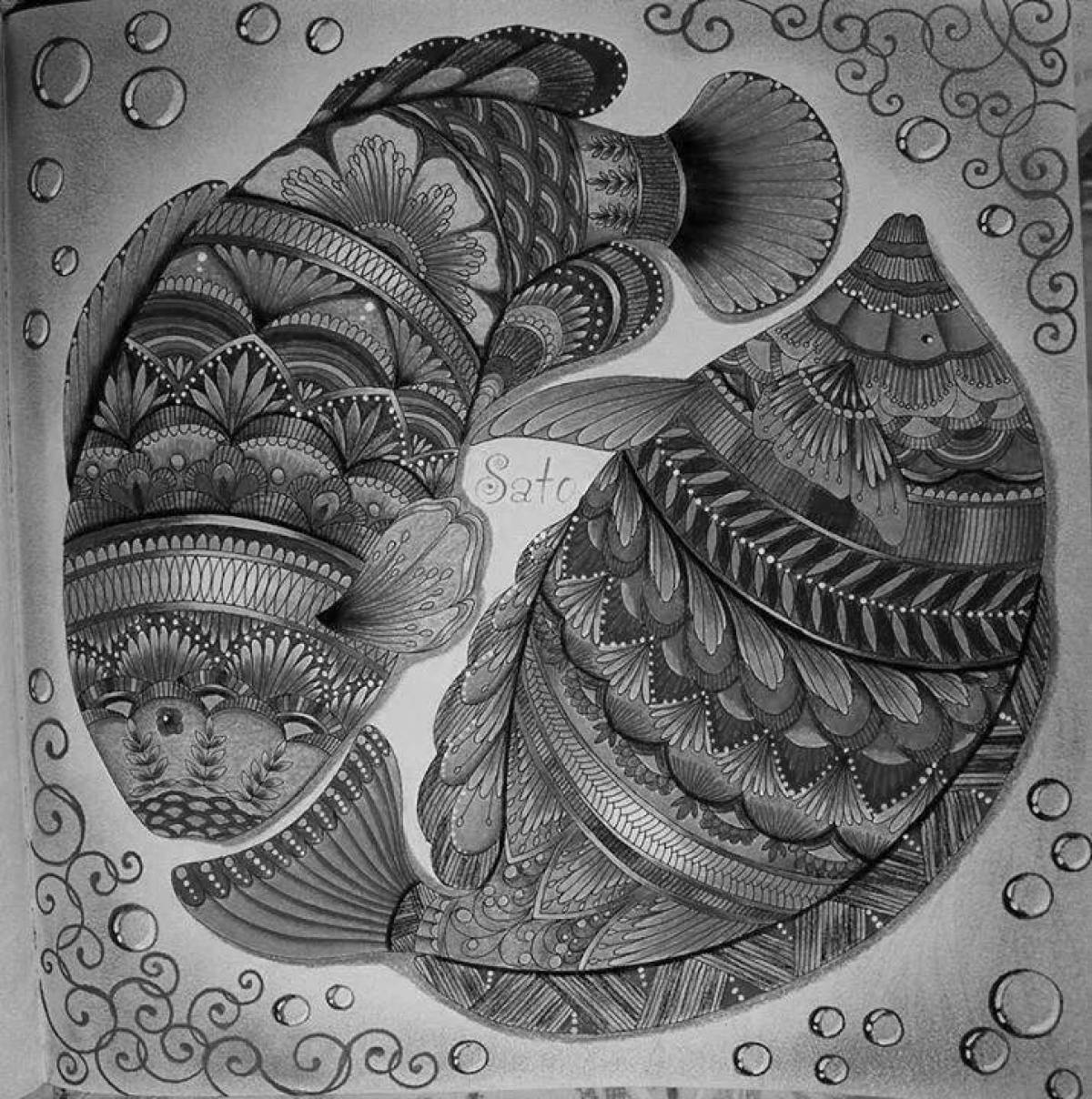 Fancy milli marotta coloring book