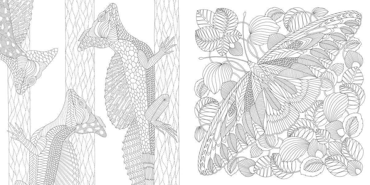 Millie marotta's weird coloring