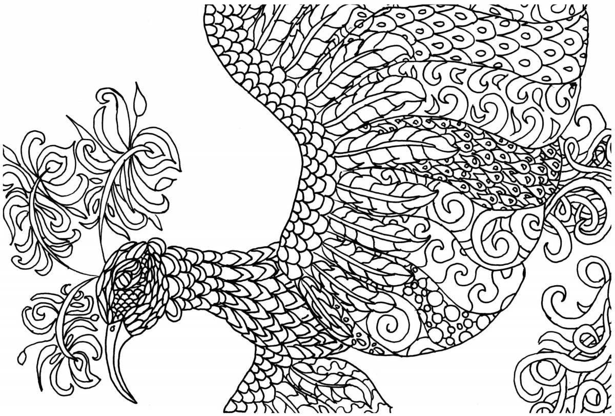 Coloring book intricate patterns - intricate