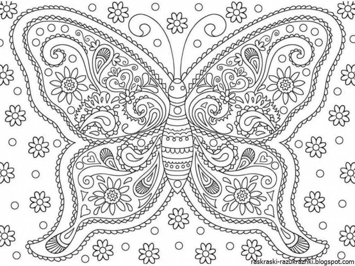 Coloring intricate patterns - stylish