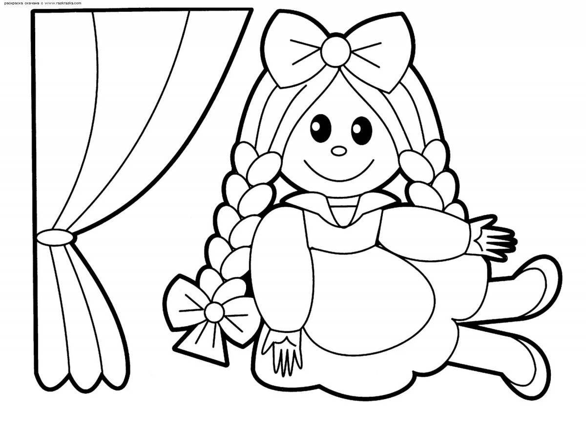 Great coloring book for girls, big