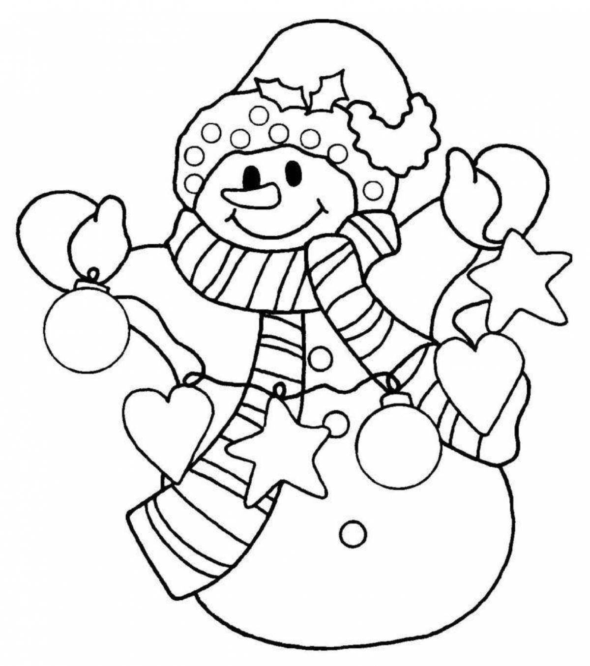 Fancy Christmas coloring book