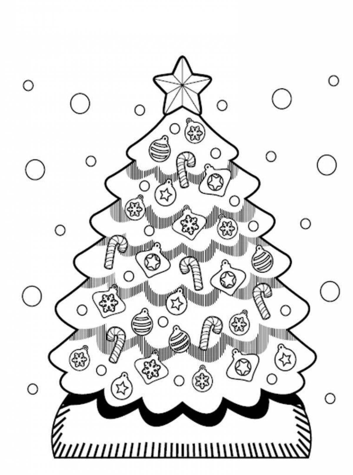 Christmas tree with gifts