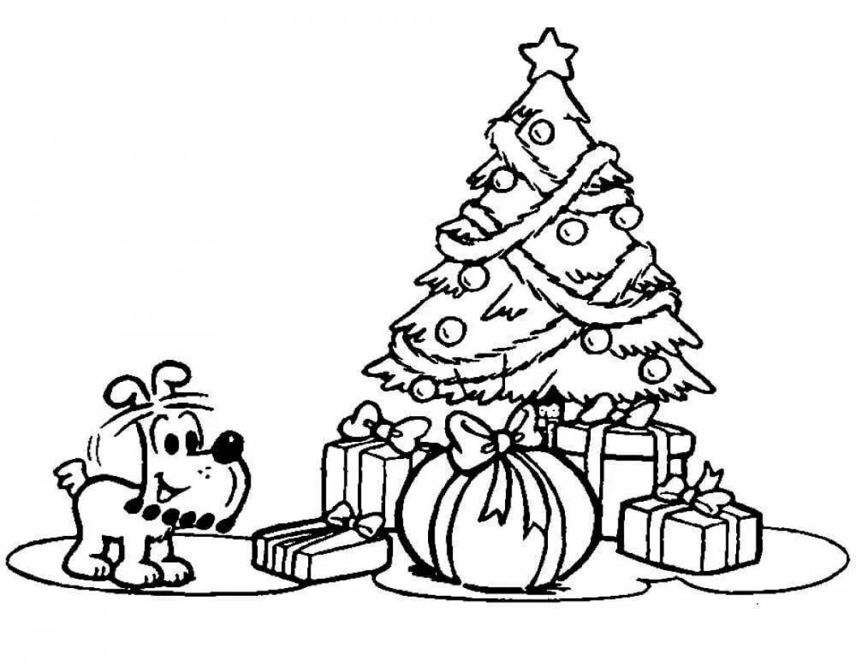 Christmas tree with gifts #4