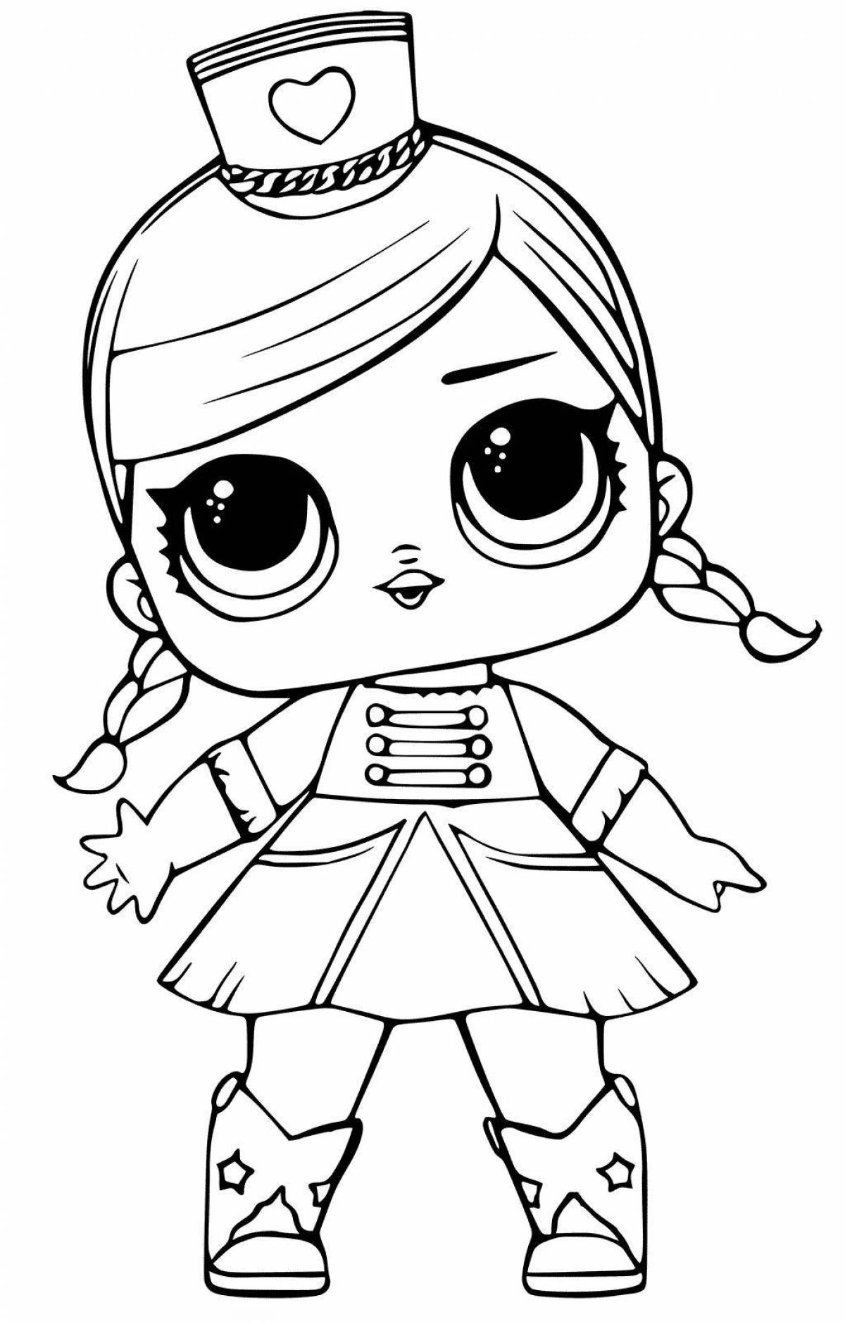 Joyful coloring for girls lola doll