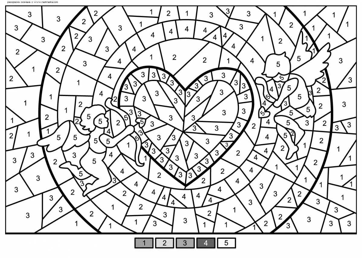 Развлекательная компьютерная раскраска по номерам