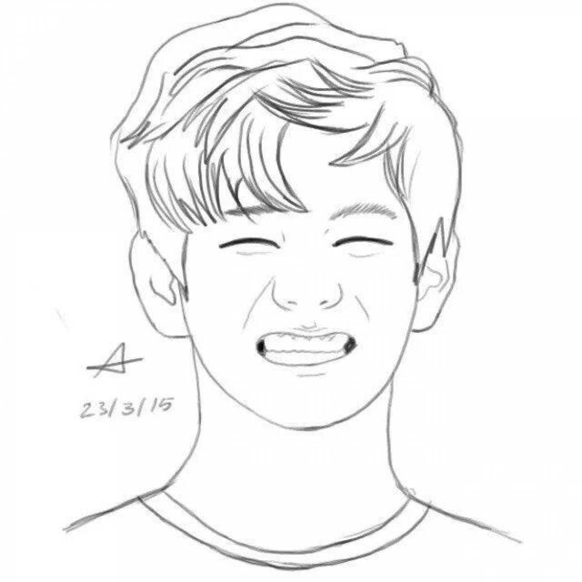 Grand taehyung coloring book