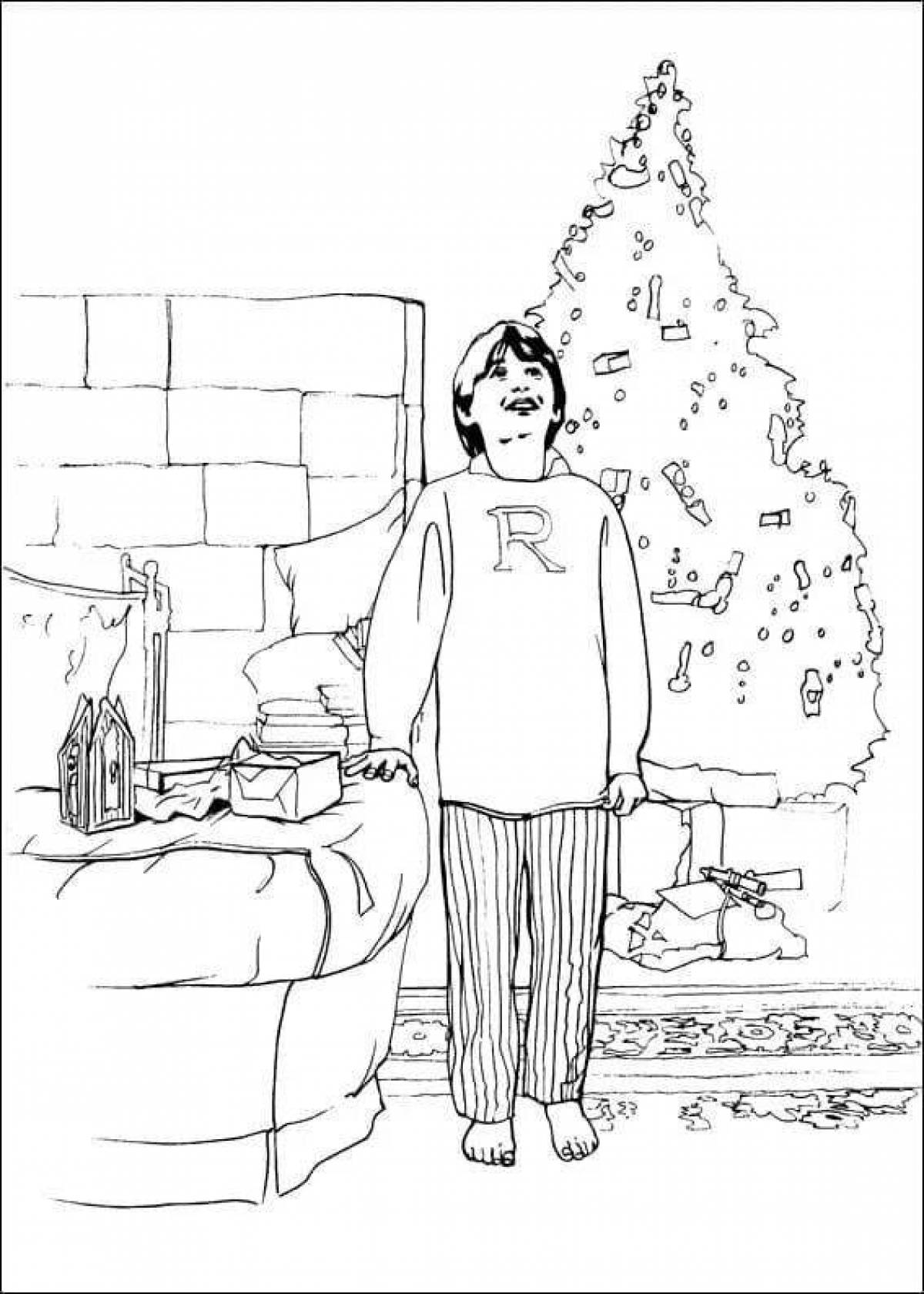 Color frenzy ron coloring page