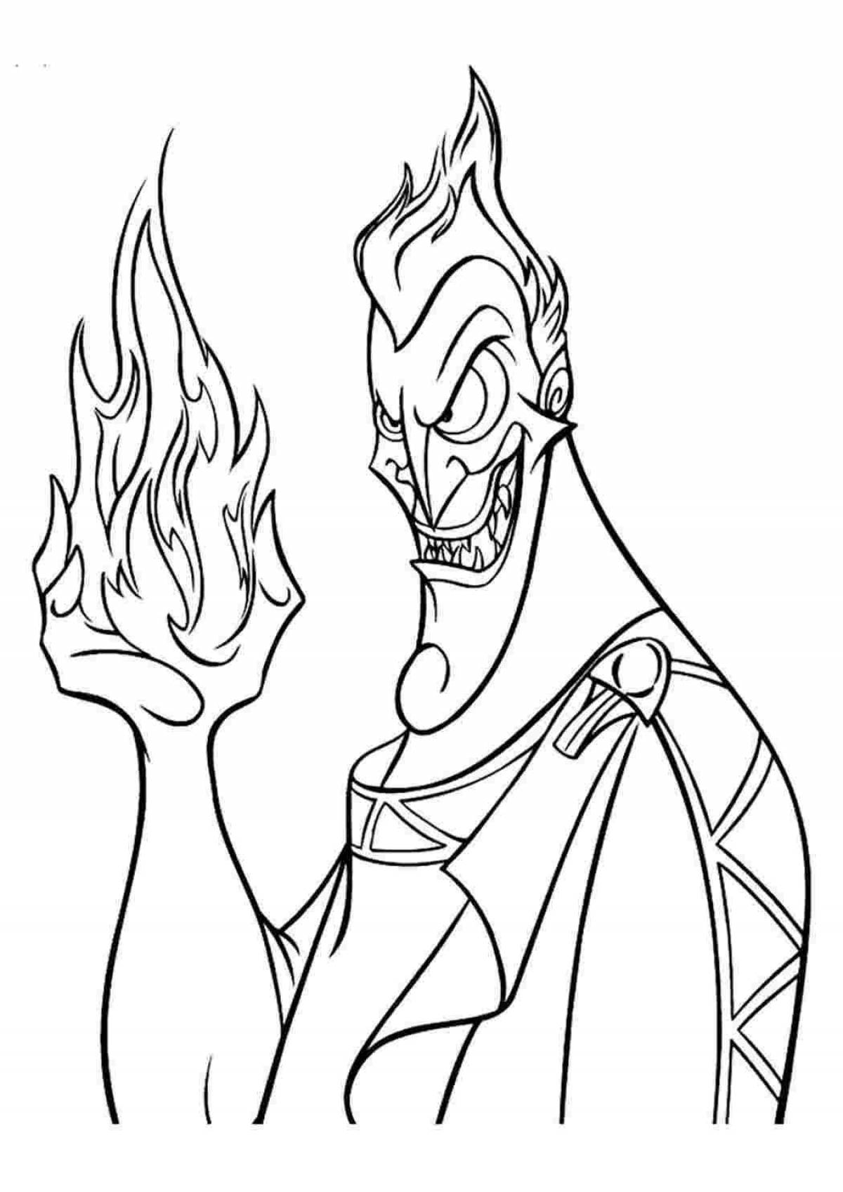 Sinister villains coloring pages