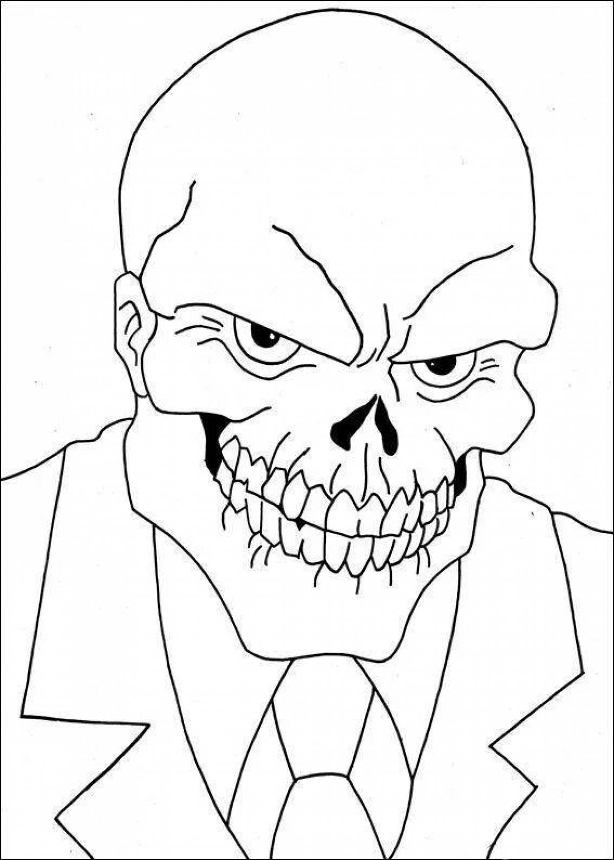 Monster villains coloring pages