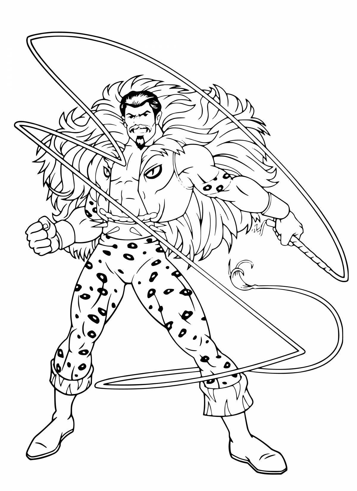 Photo Creepy villain coloring pages