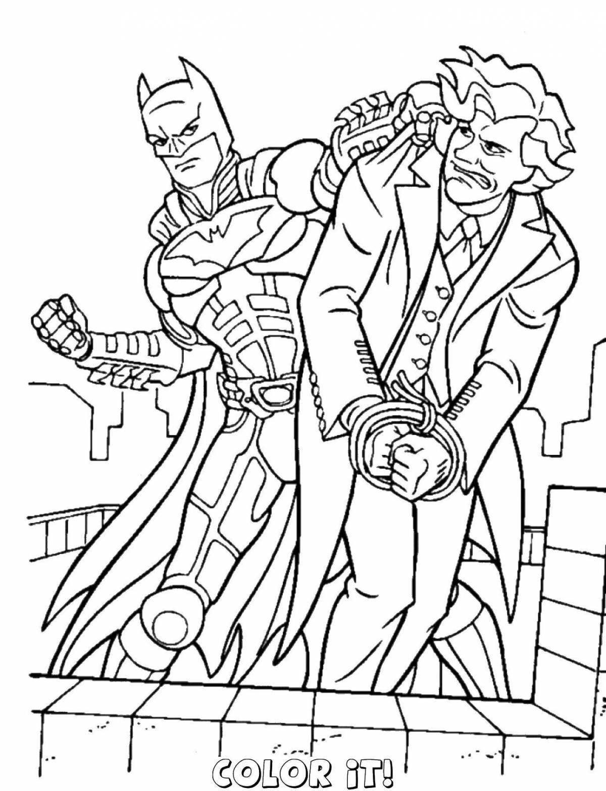 Disgusting villain coloring pages