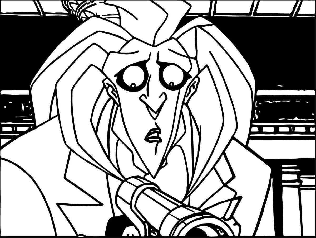 Nasty villains coloring pages